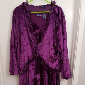 Phool Crushed Velvet dress